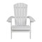 Flash Furniture All-Weather Folding Adirondack Chair in White JJ-C14505-WH-GG - alternate 4